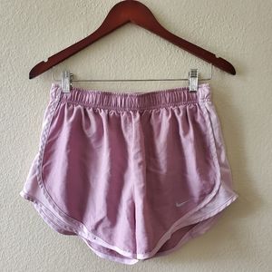 🥳HP!🥳 Nike | Dri-Fit Mauve Pink Mesh Athletic Drawstring Workout Shorts • M